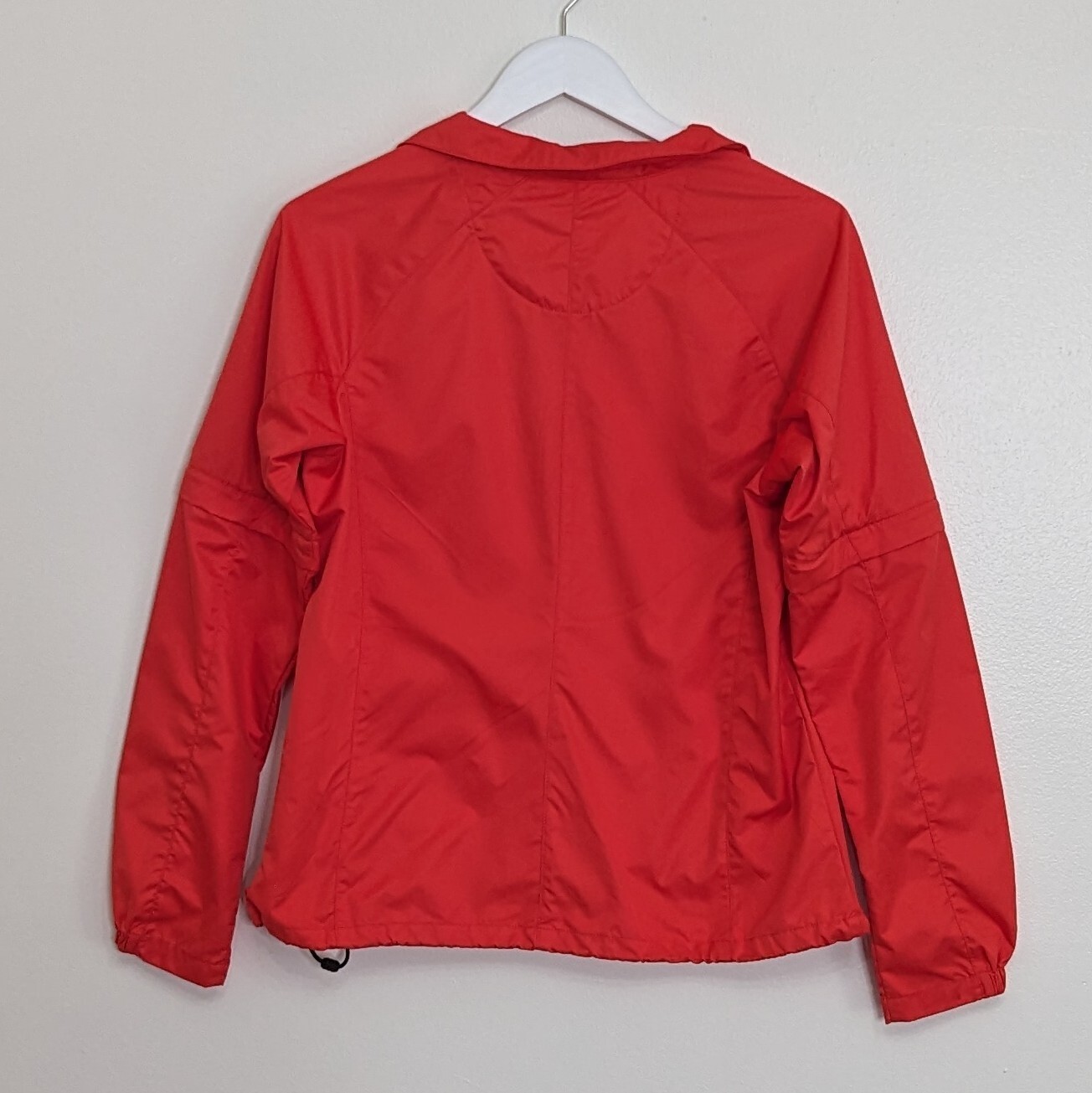 Nike Golf Women's Quarter Zip Convertible Sleeve Jacket Small Coral 