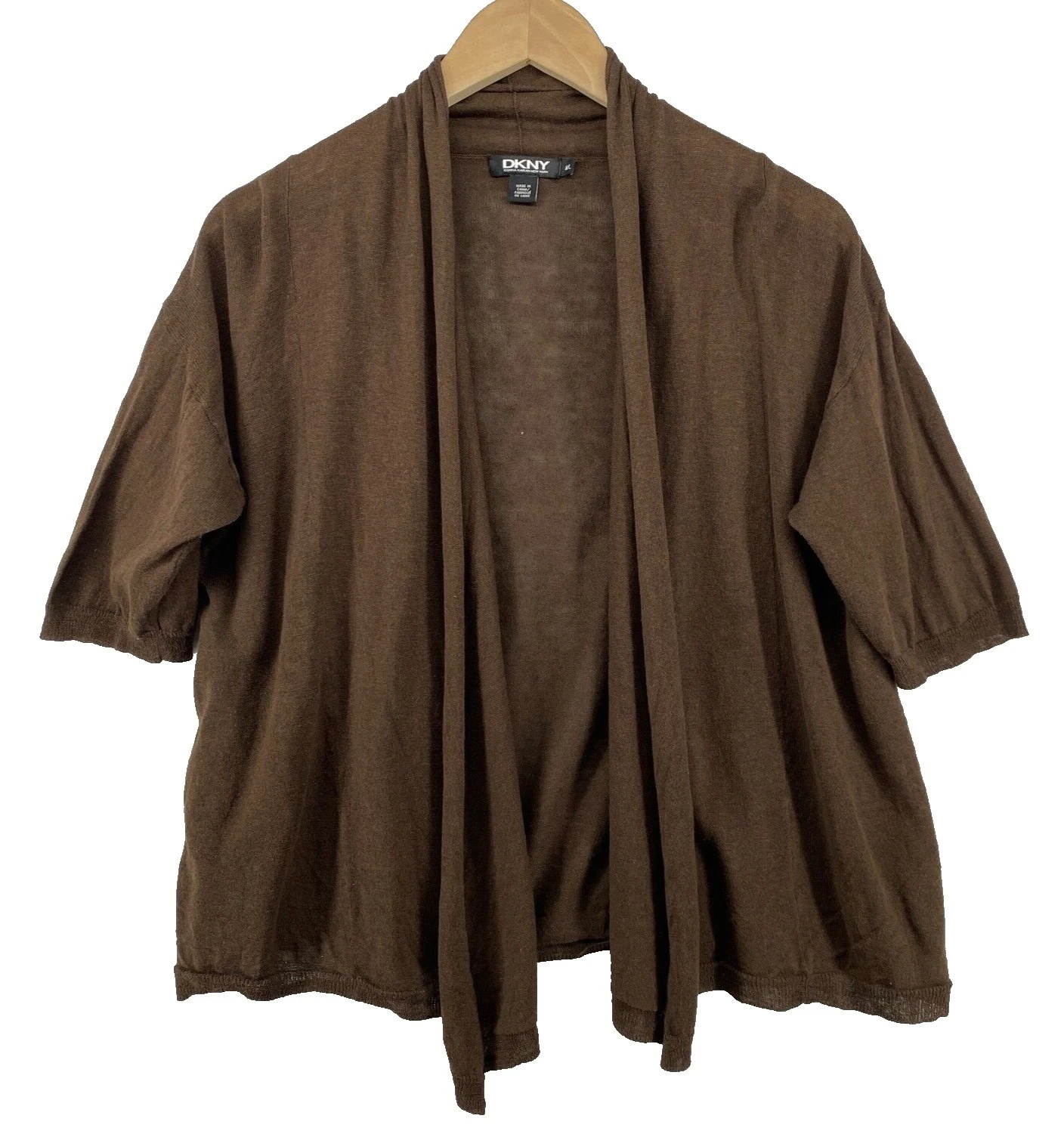 Suéteres para mujer Sólido Lino DKNY