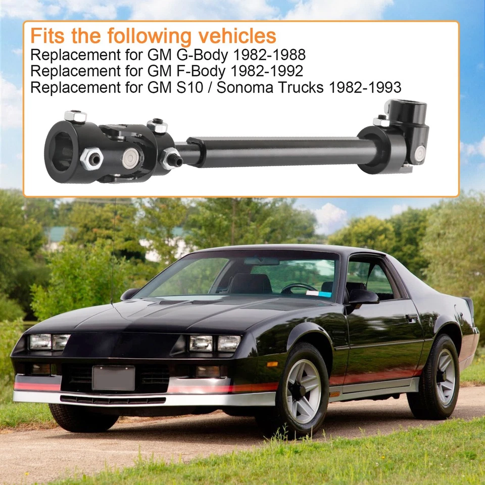 Hooker BlackHeart Steering Shaft 71223022HKR For 82-93 S10 82-88 G-Body LS Swap - Image 3 of 4