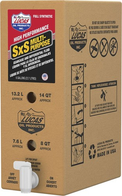 #ad Lucas Oil SXS Synthetic Multi Purpose Gearcase Differential Oil 6 Gallon Box $359.96