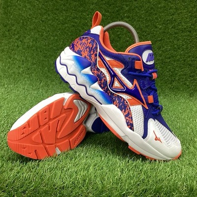 Brandneu ohne Karton Mizuno Wave Rider 1 Herren Reflex Blau Turnschuhe Größe 7 (G09)