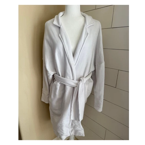 OFF WHITE Free People Robe Kimono maglione lungo bianco sporco taglia XS. Comodo