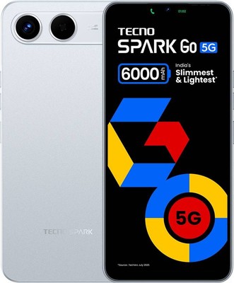 Tecno Spark Go 5G (Blue 128 GB 4GB) Dimensity 6400 5G Processor Global Version.