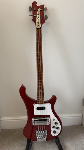Rickenbacker 4001 S Bass 1979 (Vintage) Burgundyglo - Very rare - Picture 5 of 12