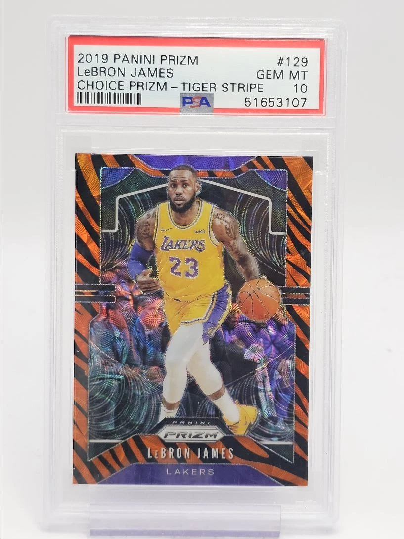 Panini LeBron James 10 Graded Basketball Sports Trading Cards