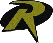 C&D Visionary DC Comics Batman Robin Logo Iron on Applique Patch