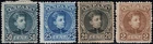 1901.MH.Ed:*241,247/248,252.Alfonso XIII.Cadete.4 Values serie.PCat: €86