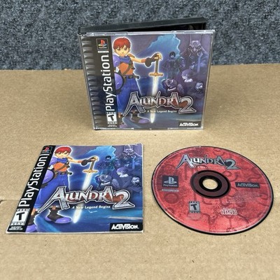 Alundra 2 (Sony PlayStation 1, 2000) CIB Case Manual Game Disc