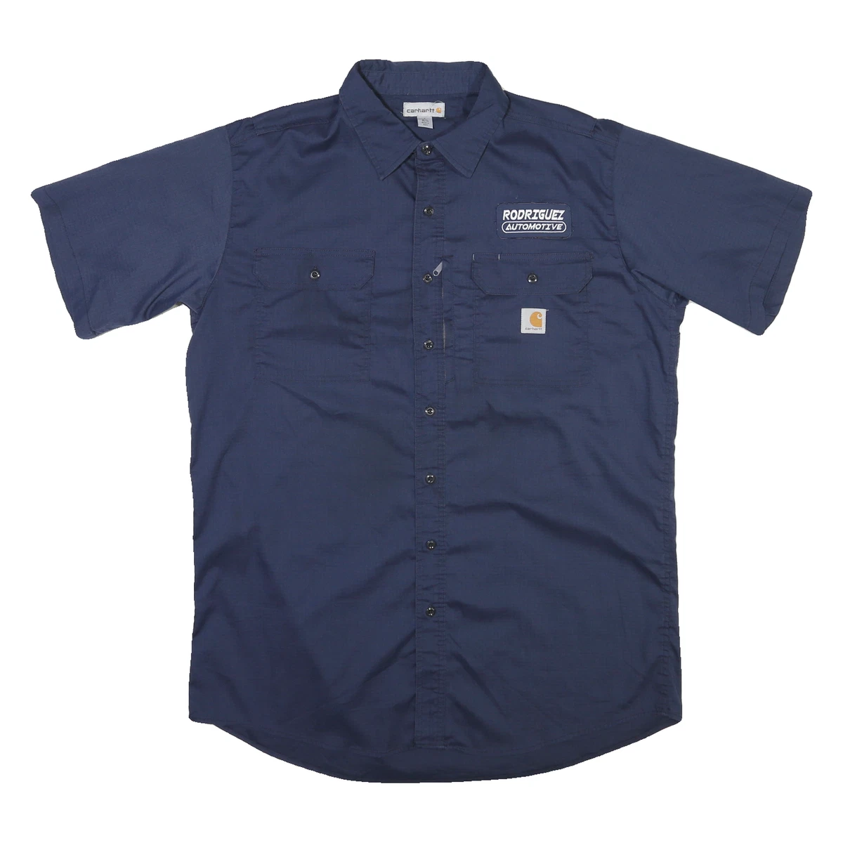 Chemise Gillz homme 2 extra-large /2XL polyester bleu manches