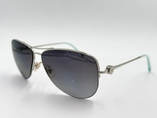 TIFFANY CO Sunglasses PILOT TF3021 6037/T3 Silver/ POLARIZED AUTHENTIC ITALY