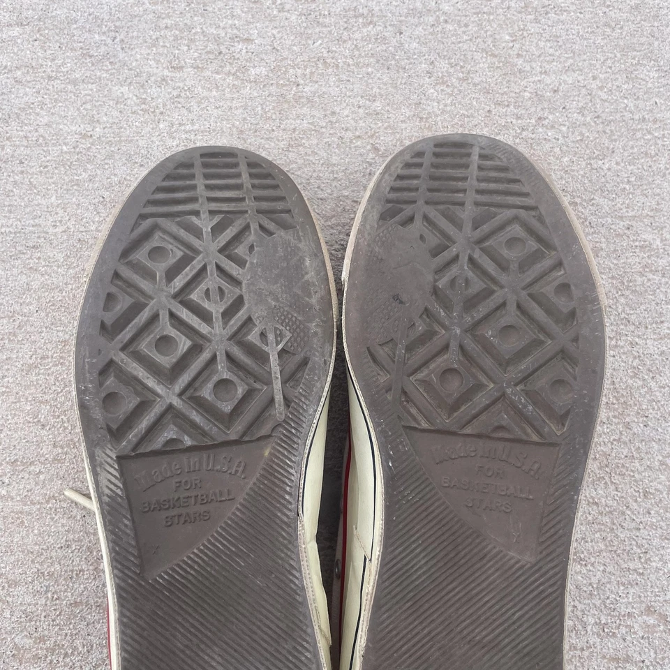 Zapatos Randy Pro 14 de Colección Hechos en EE. UU. Baloncesto Hombres Lona Años 60 Años 70 Foto 3 de 4