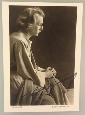 Autogramm Passionsspiele Oberammergau Schauspieler Willy Bierling 1934 (133018)