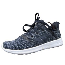 Adidas Cloudfoam Pure Women's 8 Black White Knit Comfort Lightweight Shoes