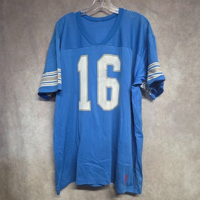 Vintage 80s Rawlings NFL Detroit Lions Gary Danielson 16 Jersey Men s 2XL
