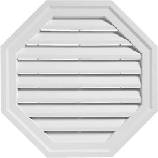 Ply-gem /Woodrich 22" Octagon White Gable Vinyl siding  Attic Vent OCTGV  Alcoa
