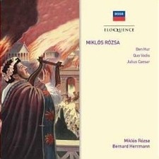 MIKLOS ROZSA Rozsa: Ben Hur; Julius Cae CD DOUBLE SLIMLINE CASE NEW