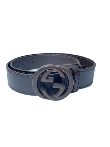 GUCCI Belt/Leather/BRW/Men's