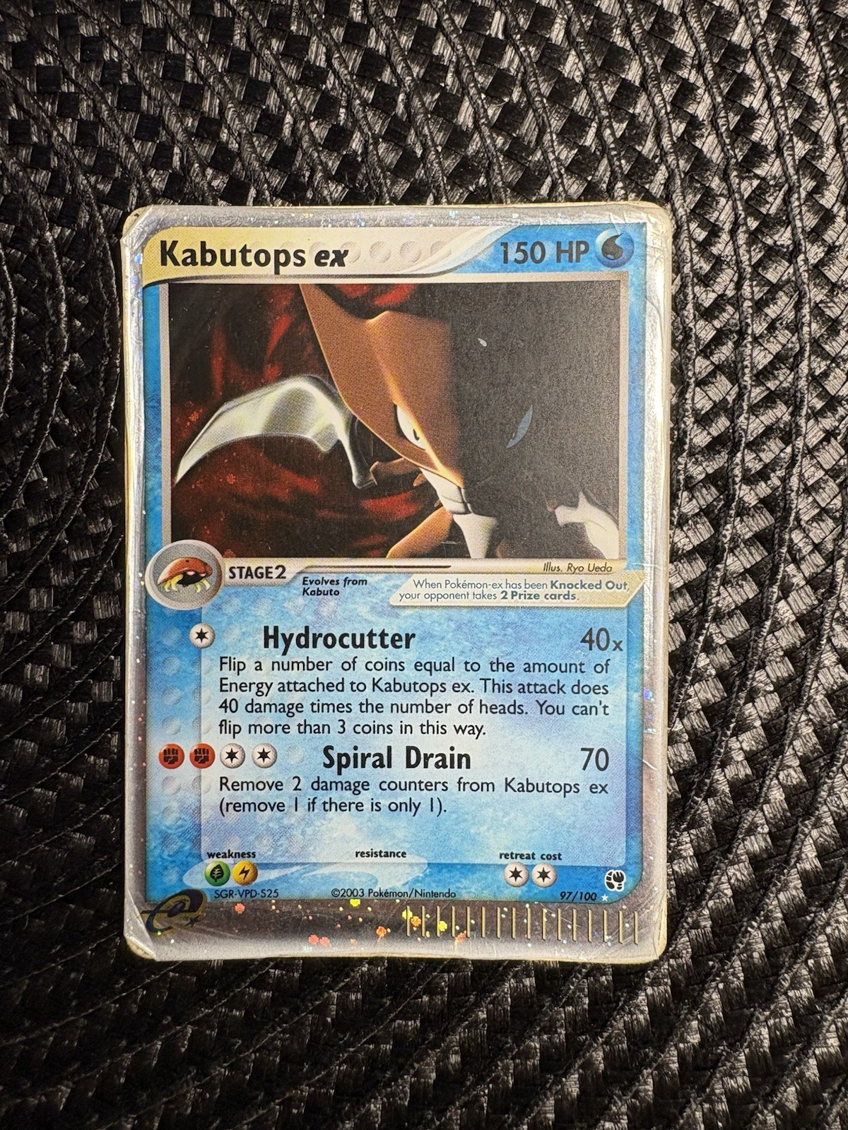 Kabutops ex Holo Rare 97/100 Pokémon Sandstorm LP