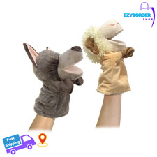 Stuffed Finger Puppet Plush Animal Toys Educational Dolls for Kids Baby Gift
