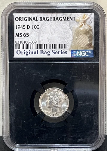 1945-D Silver Mercury Dime NGC MS65-BLACK CORE!