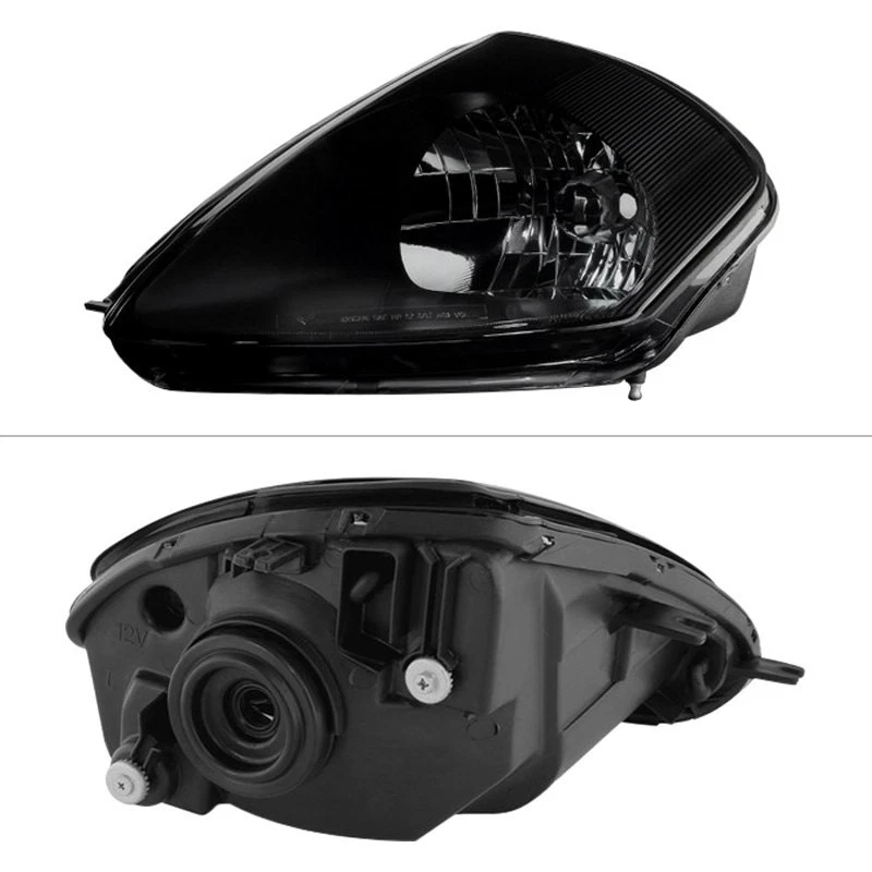 For Mitsubishi Eclipse 00-05 Driver & Passenger Side Black/Smoke Euro Headlights Foto 2 de 4