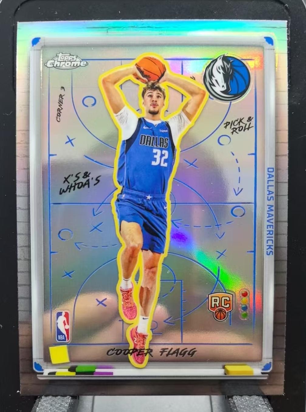 2025-26 Topps Chrome Cooper Flagg RC Rookie X's & Whoa's Refractor