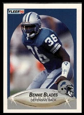1990 Fleer #277 Bennie Blades