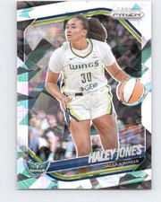 2025 Panini Prizm WNBA #43 Haley Jones Ice Prizms Dallas Wings