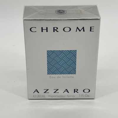 Azzaro Chrome Eau de Toilette EDT Spray For Men 1oz 30ml - New & Sealed