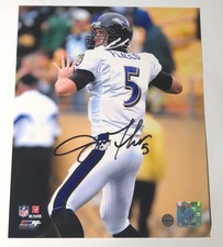 Joe Flacco Pocket Pass Auto Autograph 8x10 Photo Hand Signed Ravens B