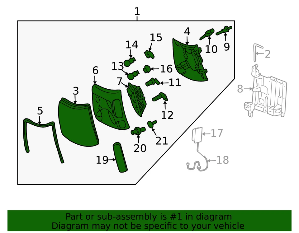 Genuine GM Composite Assembly 15181850 - Image 3 of 3