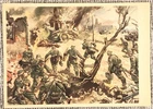Lot of 2 WW2 Postcards German Infantry Military Soldiers