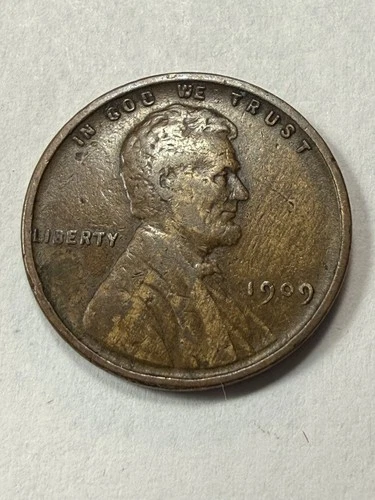** 1909 VDB  'WOODY' VF+  LINCOLN CENT-  MINT LAMINATION ERROR- PRICED TO SELL**