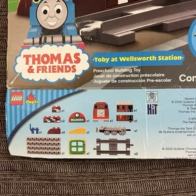 LEGO Duplo Thomas & Friends Toby at Wellsworth Station 5555 Complete 18pc Set