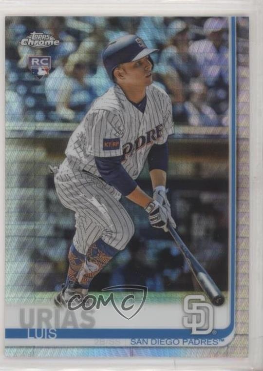 2019 Topps Chrome Prism Refractor Luis Urias #141 09g8