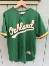 Majestic Authentic CoolBase Oakland Athletics Matt Chapman Jersey Green Mens M