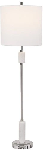 Uttermost Sussex Polished Nickel Buffet Table Lamp - Picture 6 of 7