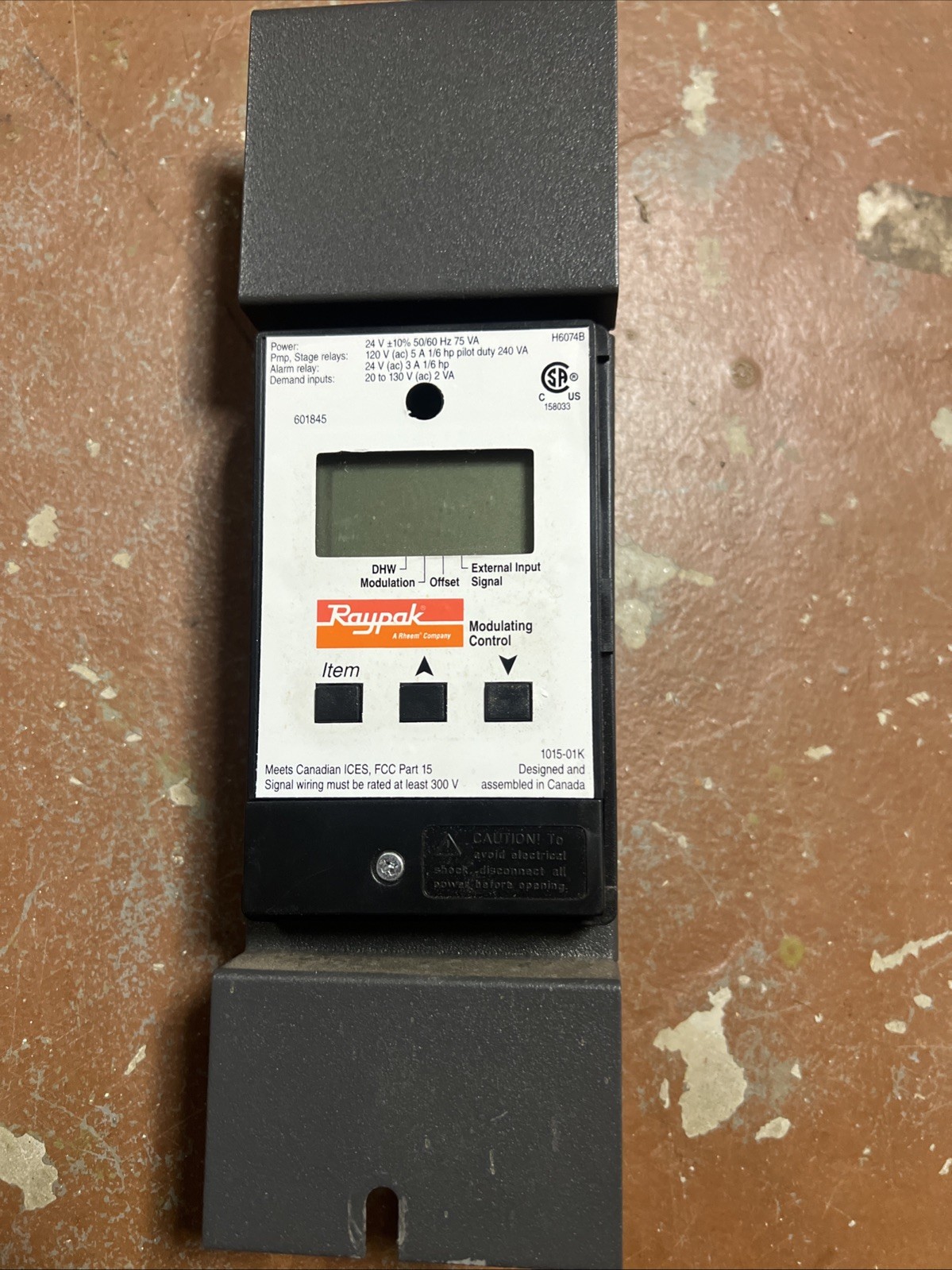RAYPAK XTHERM 012253F Controller On/Off (Tekmar) WHP | eBay