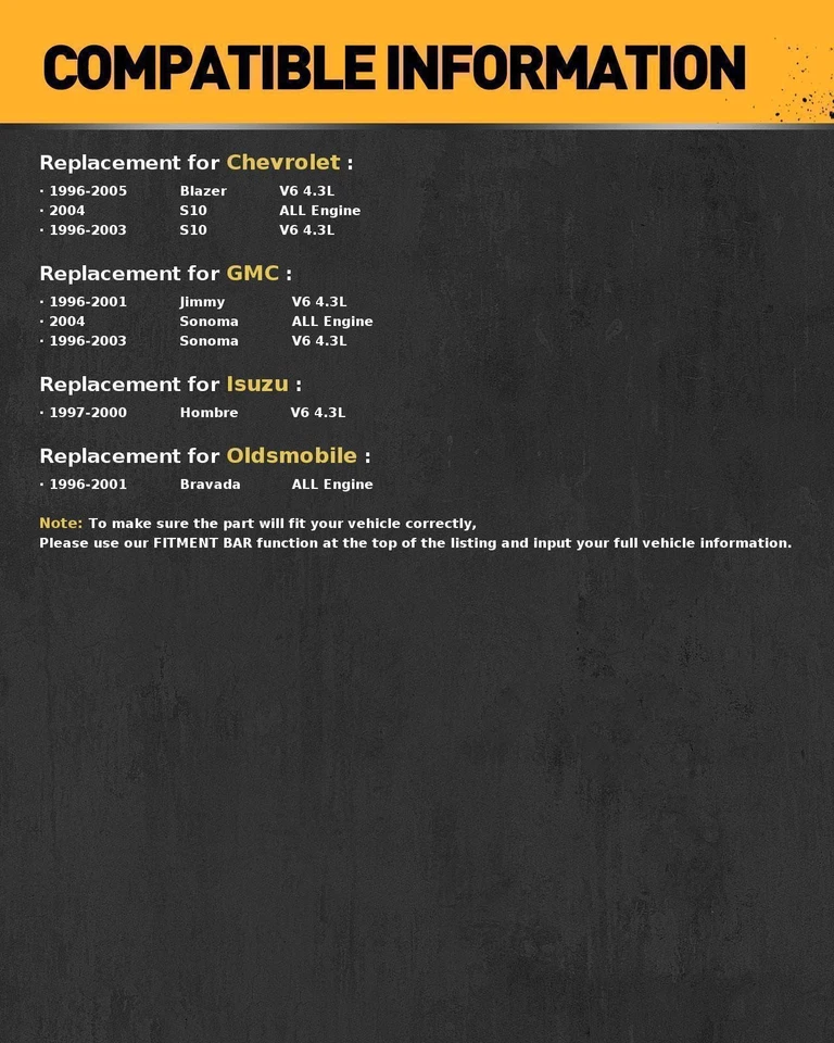 Radiator For 96-03 Chevy S10 4.3L 96-05 Chevy Blazer 4.3L 96-03 GMC Sonoma 4.3L Foto 3 de 4