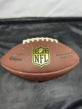Wilson  The Duke  NFL Brown Leather Football Professional Composite WTF1825