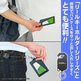 DC Dreamcast Logo Pass folder (swivel hook& D-ring) 10.5cm&times;7cm