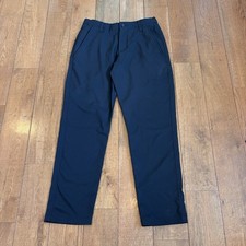 Boys Under Armour Golf Pants Chino Black 100 Polyester sz YMD / 24" inseam