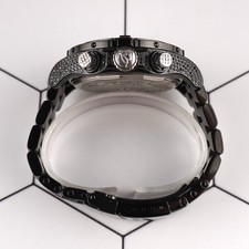Breitling Super Avenger 48mm 8ct Iced out Black Dial Steel Mens Watch A13370 9