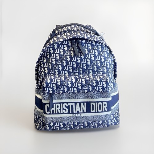 Christian Dior Travel Backpack Oblique Canvas Medium