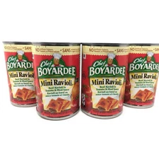 Chef Boyardee Mini Ravioli Pasta, (425g/15 oz., can), 4 Pack