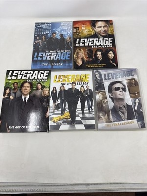 Leverage TV Show Complete Series Seasons 1-5 DVD Set Lot 20-Disc Timothy Hutton