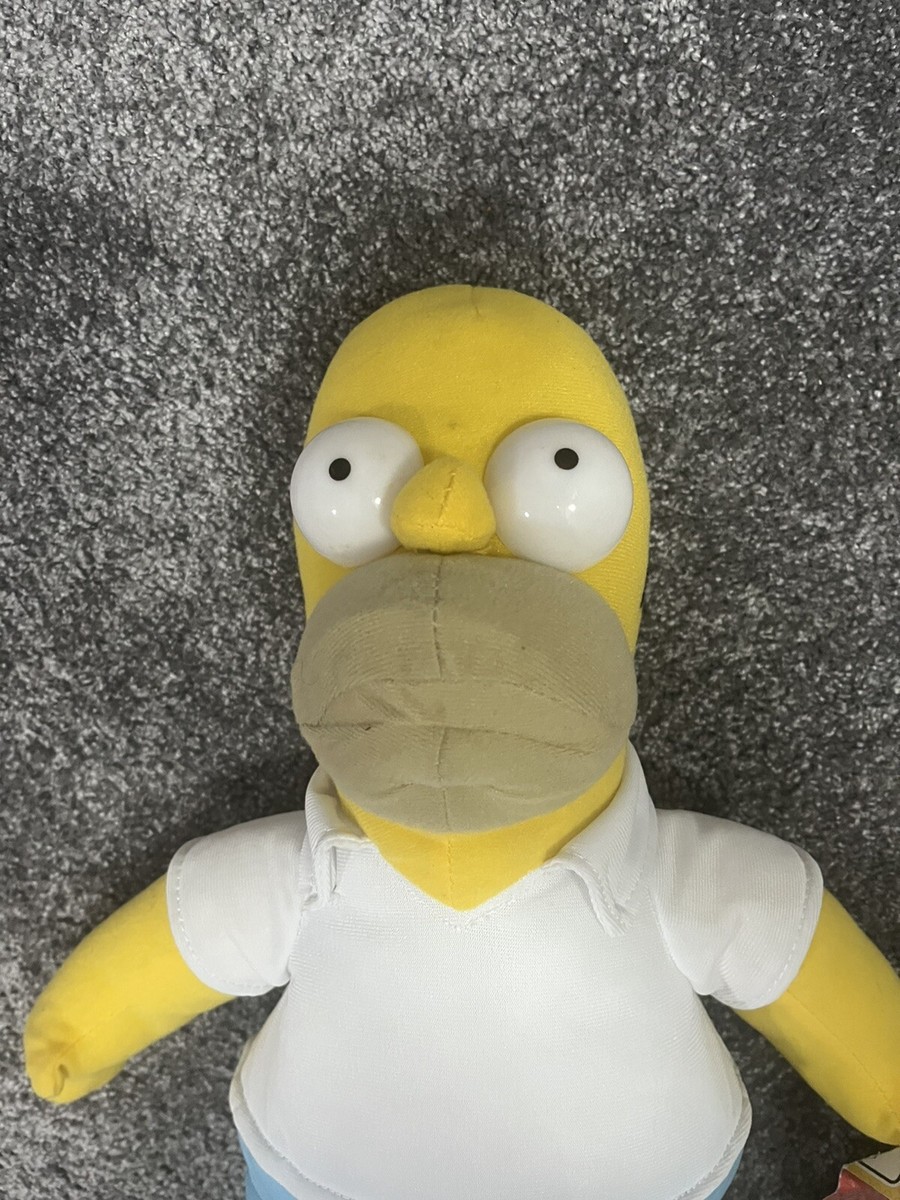 Les Simpsons Collection - Grande Peluche Marge Simpson 50 cm - Couleurs Bleu et Jaune Vives pour Enfants et Collectionneurs - Parfait pour Tous Âges - SKU123456