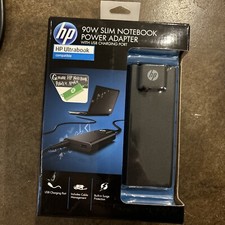 HP 90W Slim Notebook Power Adapter with USB Charging Port NIB