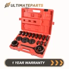 23 pcs Front Wheel Drive Bearing Removal Press Adapter Puller Pulley Tool Kit