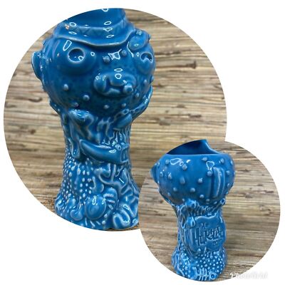 Hukilau 2019 Tiki Mug Puffer Fish with Hat Crab Snake Fish Bones Coral